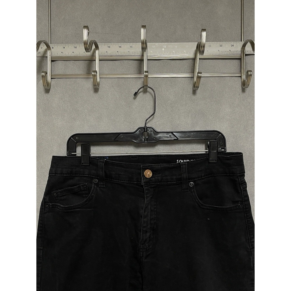 Mugsy Jeans Men's 34X31 Black Squid Inks Denim Pants Straight Casual Goth Grunge